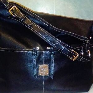 Dooney & Bourke Black Leather Shoulder Bag